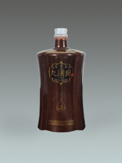 定制喷釉烤花瓶