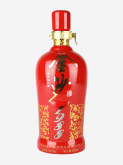 贵州金沙喷釉烤花瓶